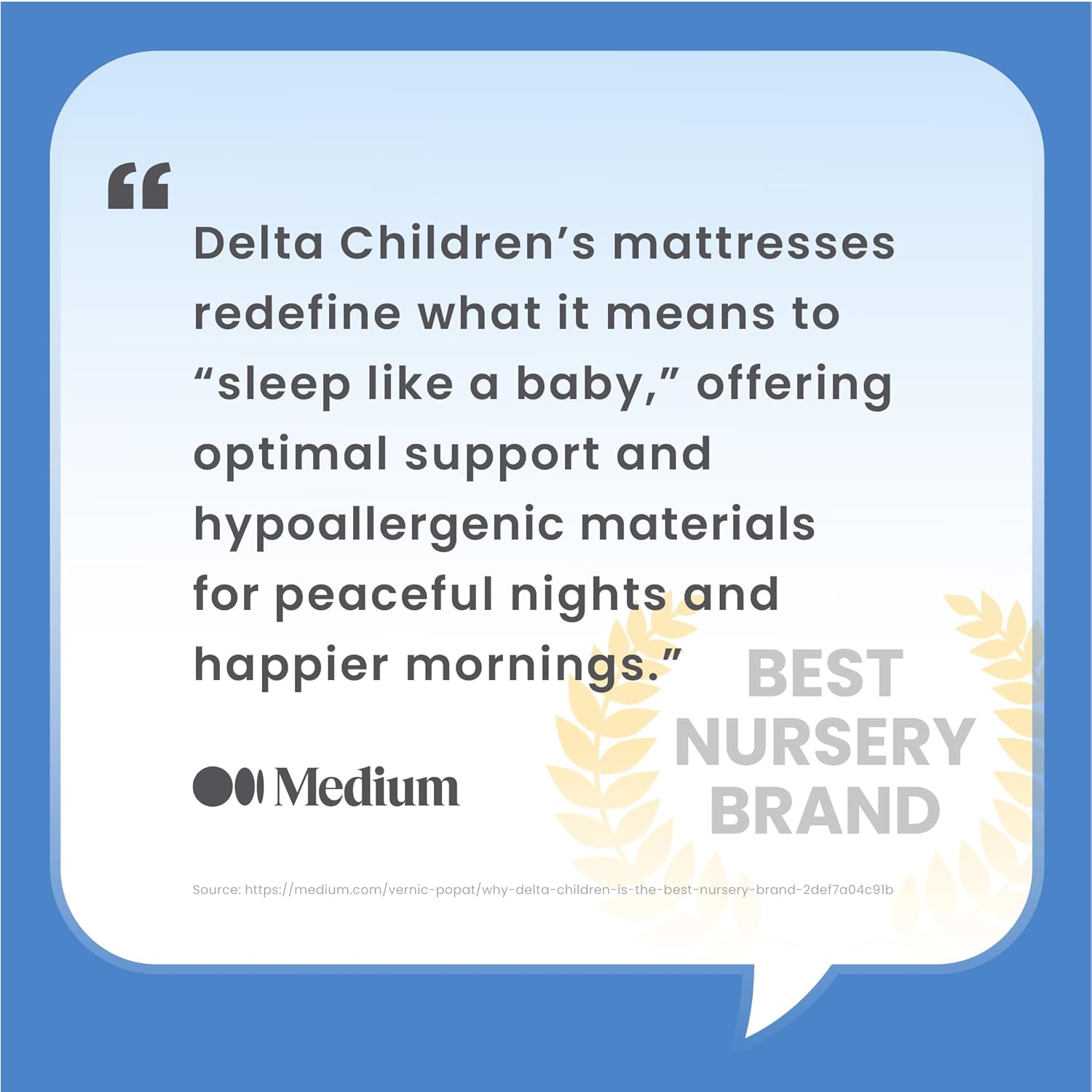 Delta Children Starlit Sky 2-Stage Crib and Toddler Mattress for Infants & Toddlers - Removable Machine Washable Mattress Cover - Waterproof - GREENGUARD Gold - Made in USA, Blue
