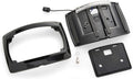 Curved Frame with LED Plate Light Intended for Harley-Davidson (Black)