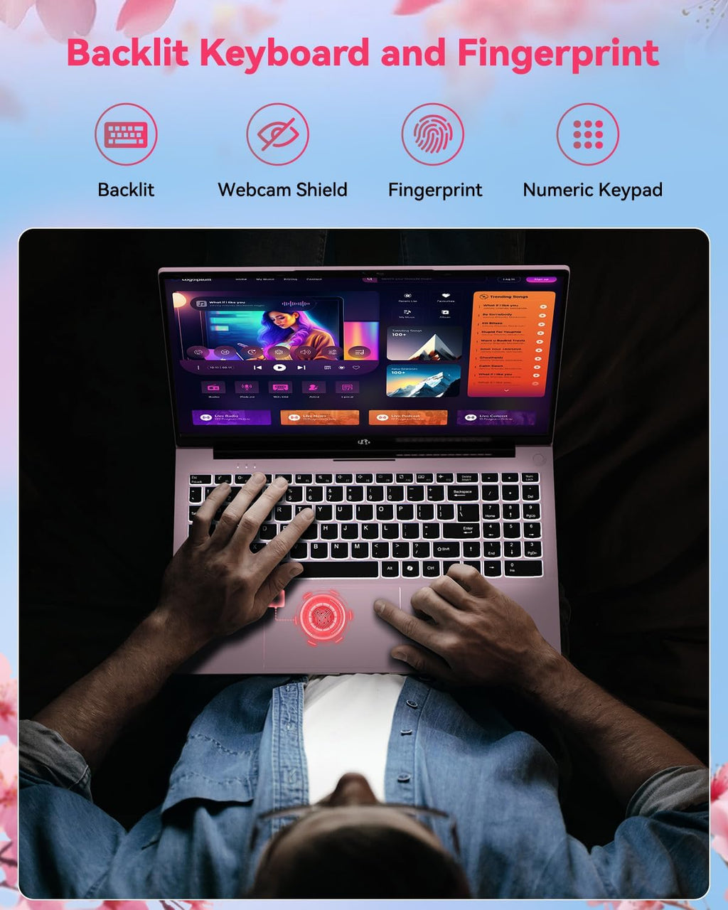 NIMO 15.6" Light-Gaming-Laptop, 8 Cores AMD Ryzen 7 Pro 6850U 16GB RAM 512GB SSD (Beat i7-1360P Up to 4.7GHz) Radeon 680M 100W Fast PD FHD Backlit Keyboard for Content Creators & Student 2-Yr Warranty