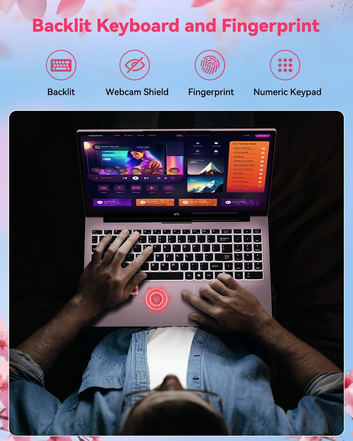 NIMO 15.6" Light-Gaming-Laptop, 8 Cores AMD Ryzen 7 Pro 6850U 16GB RAM 512GB SSD (Beat i7-1360P Up to 4.7GHz) Radeon 680M 100W Fast PD FHD Backlit Keyboard for Content Creators & Student 2-Yr Warranty