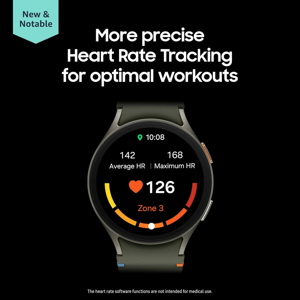 Samsung Galaxy Watch 7 40mm Bluetooth AI Smartwatch w/Energy Score, Wellness Tips, Heart Rate Tracking, Sleep Monitor, Fitness Tracker, 2024, Cream US Version, 1Yr Manufacturer Warranty
