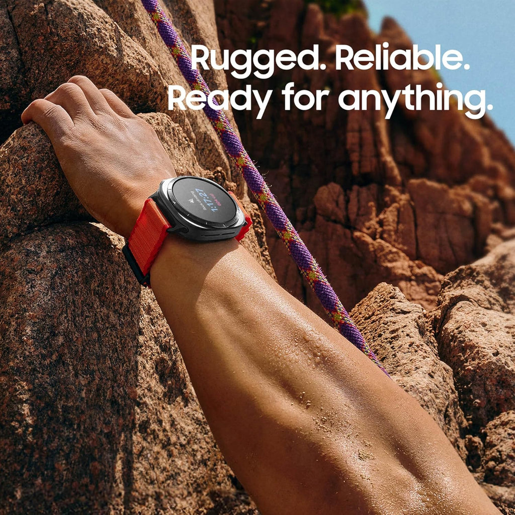 Samsung Galaxy Watch Ultra (2025) 47mm LTE Smartwatch, Titanium Casing, Advanced Sleep Coaching, Running Coach, Energy Score, Heart Rate Tracking, GPS, Titanium White (Renewed)