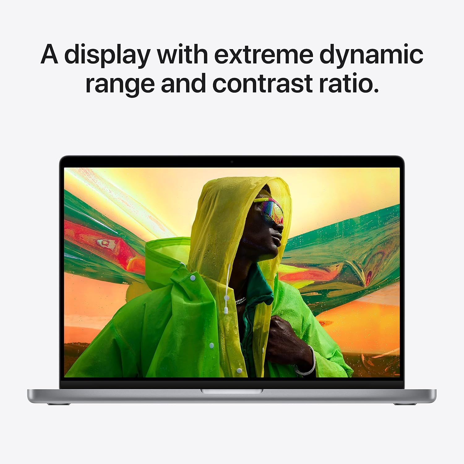 Apple MacBook Pro Late 2021 with Apple M1 Pro chip (14-inch, 16GB RAM, 1TB SSD Storage) (QWERTY English) Space Gray (Renewed)