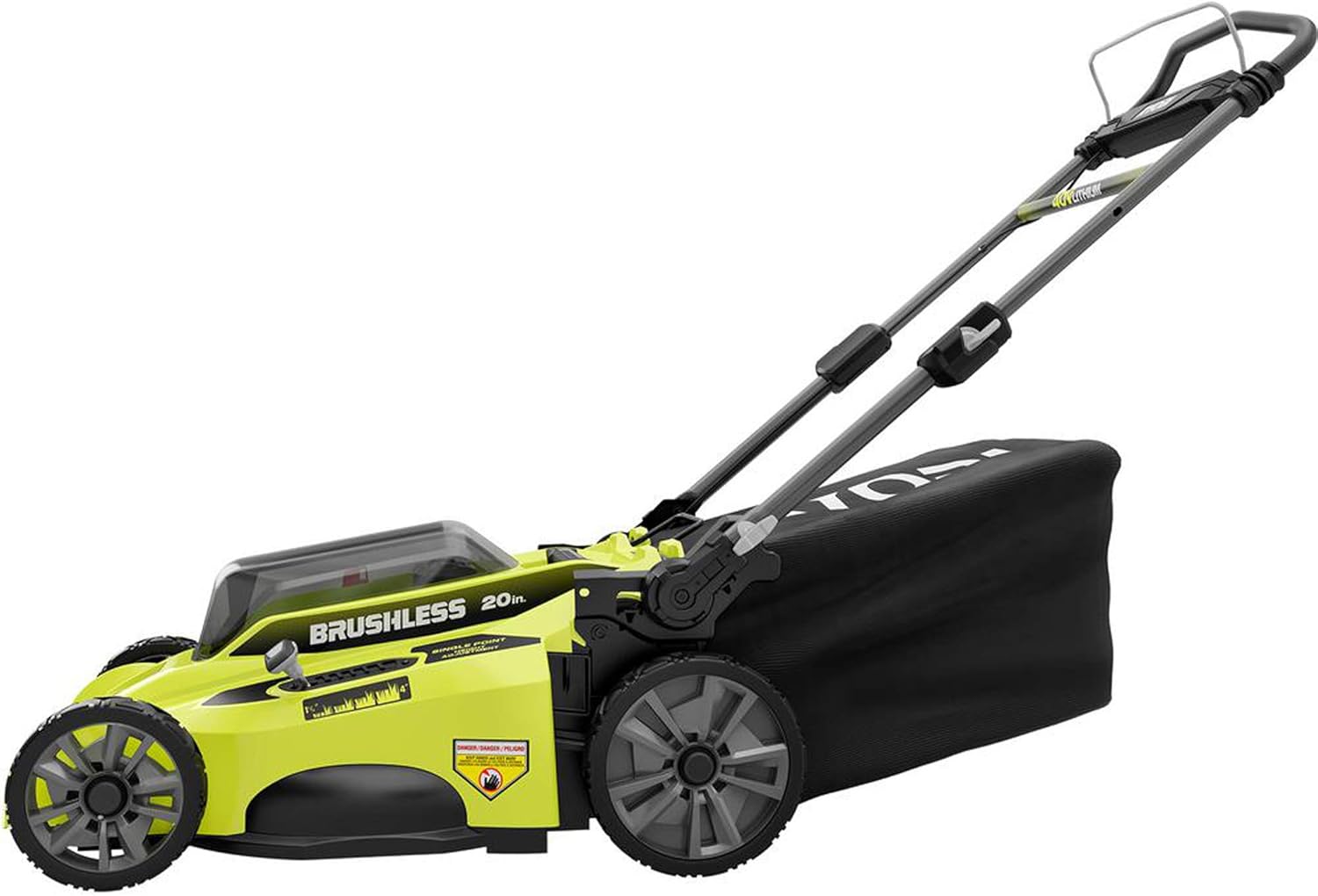 RYOBI Lawn Mower 20 in. 40-Volt Lithium-Ion Brushless Cordless Walk Behind