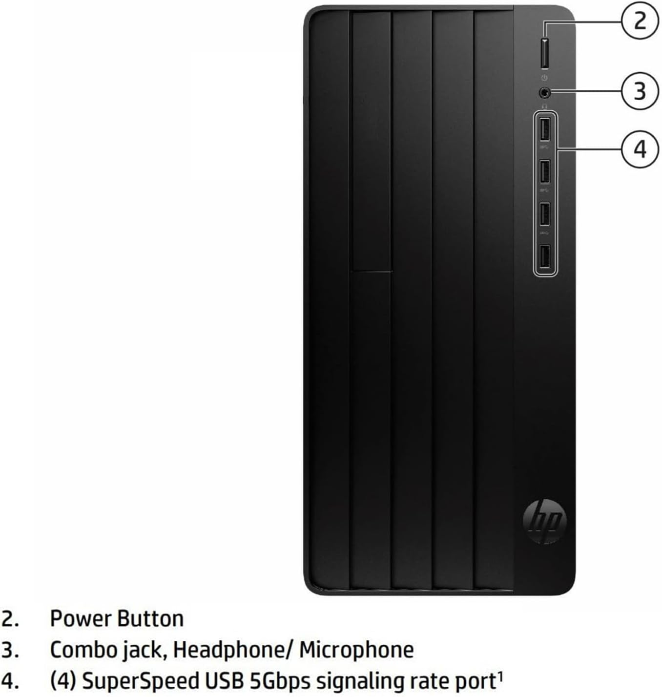 HP 2026 Pro Tower Business Desktop PC | 13th Gen Intel i3 Quad-Core up to 4.5GHz | 8GB RAM, 256GB SSD | Copilot AI | Windows 11 Home | WiFi Adapter | Ready-to-Work Office Computer with Accessories