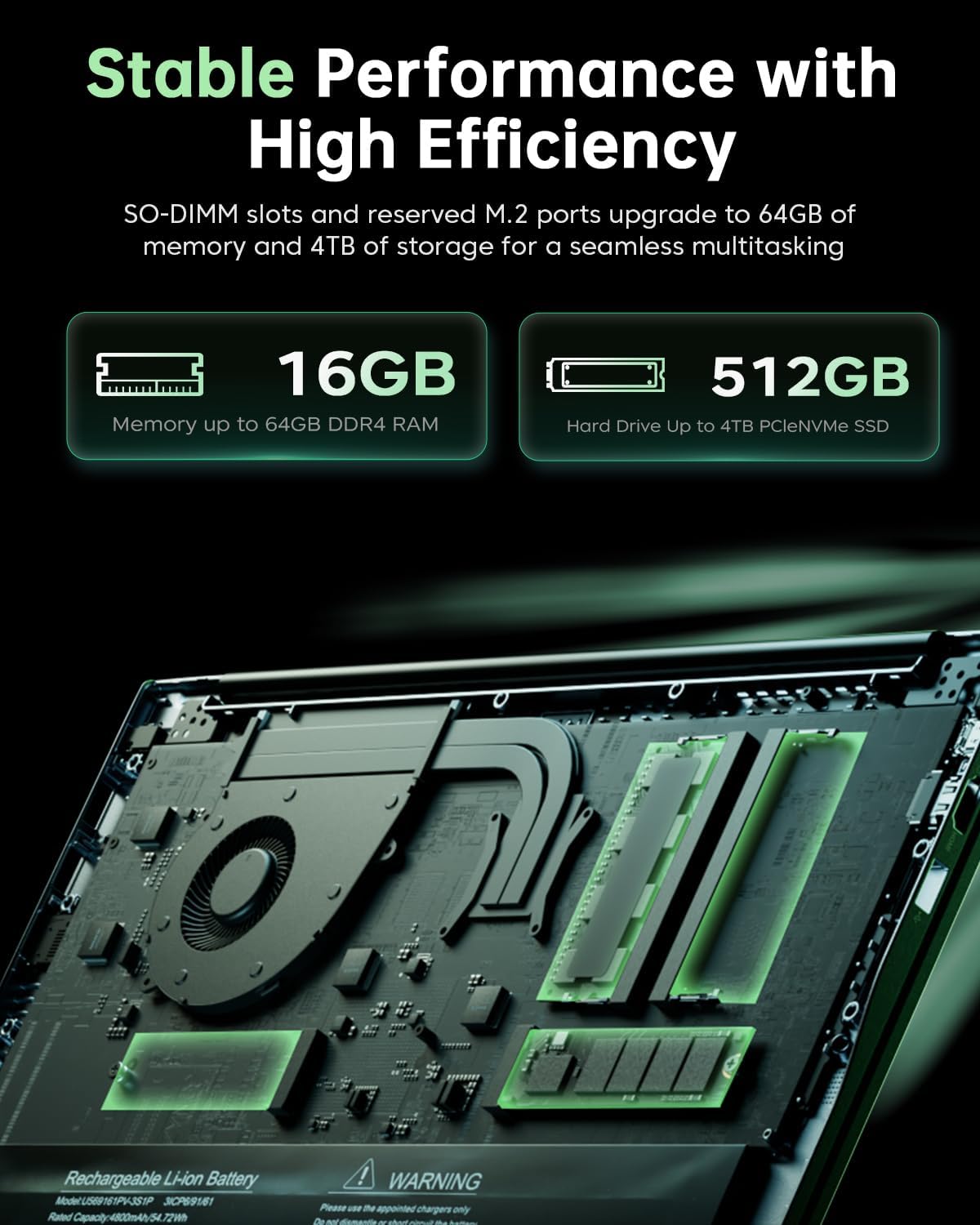 Light Gaming Laptop, ΑΜD Ryzen 7 5700U(8C/16T, Up to 4.3GHz), 16GB RAM 512GB NVMe SSD, 2026 Laptop Computer, 15.6 Inch Laptop, WiFi 6, BT5.2, Numeric KB, HDMI Type-C USB 3.2 Multitasking Laptop