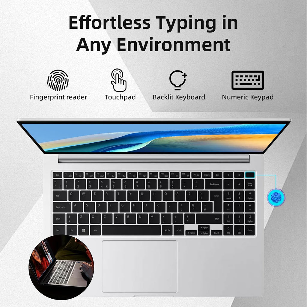 Samsung Galaxy Book4 Business Laptop - 15.6" FHD Display, Intel 10-Core 7-150U(Beats i7 1355U), 16GB RAM, 1TB SSD, Win 11 Pro + Free Lifetime Office 365 for The Web, Backlit Keyboard