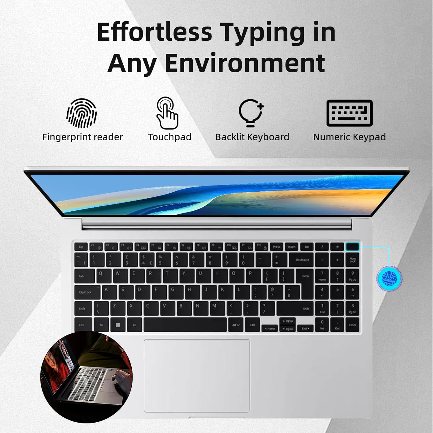 Samsung Galaxy Book4 Business Laptop - 15.6" FHD Display, Intel 10-Core 7-150U(Beats i7 1355U), 16GB RAM, 1TB SSD, Win 11 Pro + Free Lifetime Office 365 for The Web, Backlit Keyboard