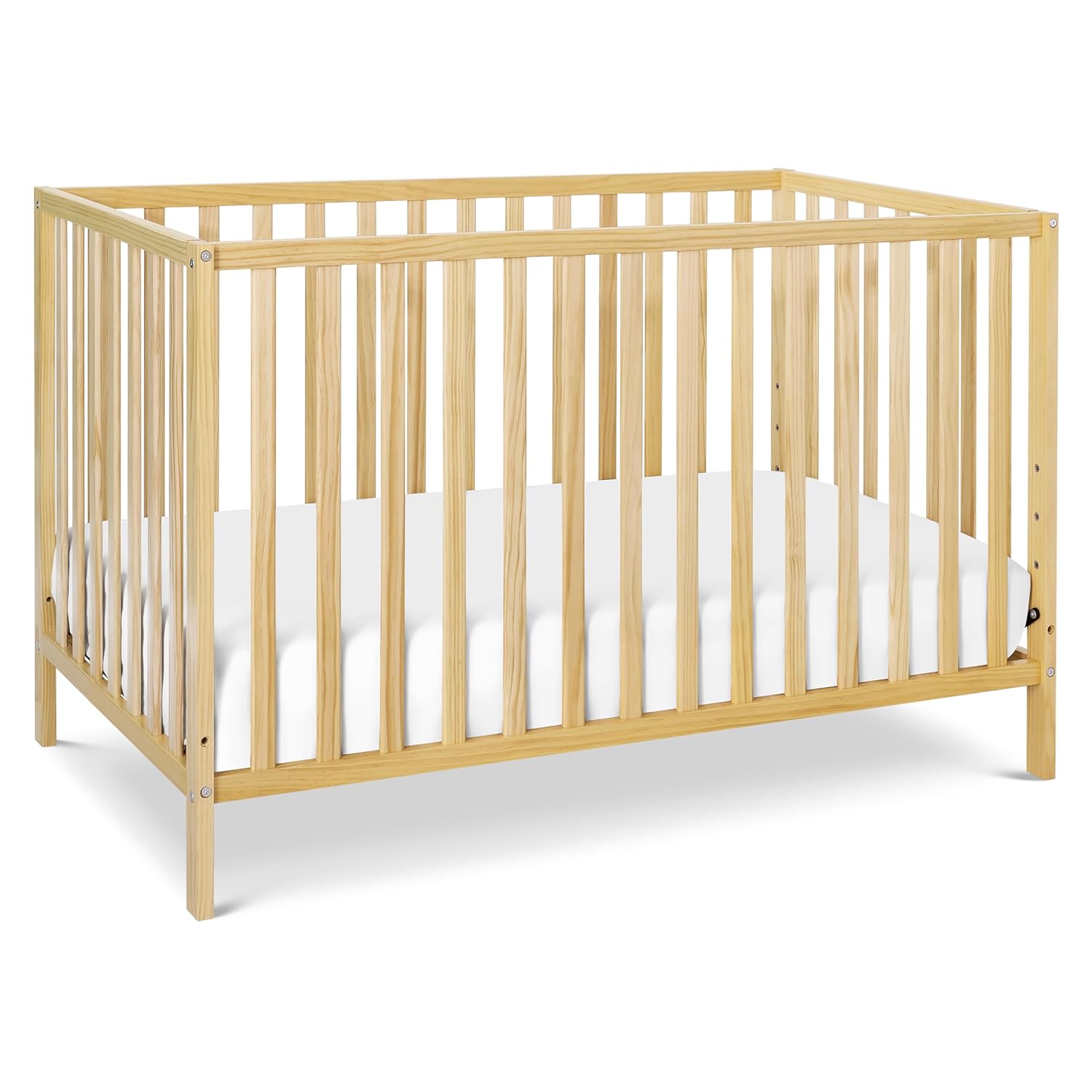 Davinci Union 4-in-1 Convertible Crib - GREENGUARD Gold Certified - Convertible Baby Crib to Toddler Bed, Daybed, Full-Size Bed - Wooden Baby Bed w/Four Adjustable Heights - Natural
