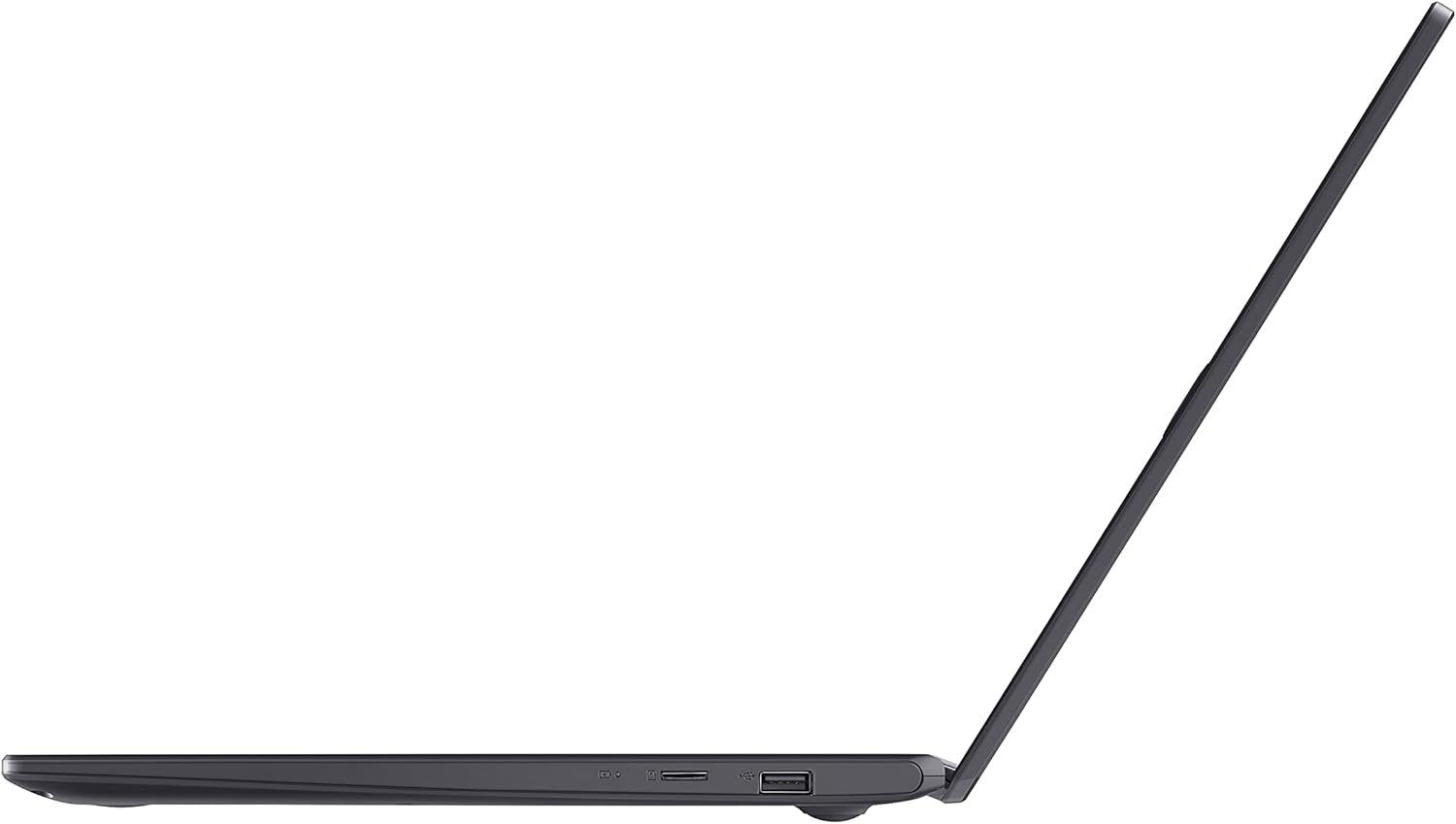ASUS 15.6” Vivobook Go Slim Laptop, Thin & Portable for Student Study, Intel Dual Core N4500, 4GB RAM, 128GB SSD, Windows 11, Star Black, L510KA-ES04