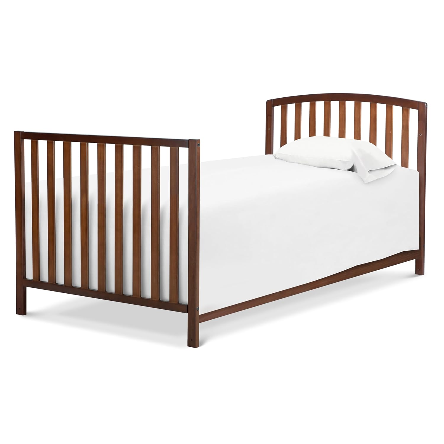 DaVinci Dylan 3-in-1 Portable Baby Crib with Wheels - Toddler Bed & Daybed Conversion - Perfect for Small Spaces & Easy to Assemble, GREENGUARD Gold Certified, 4 Adjustable Mattress Heights - Espresso