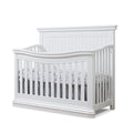 Sorelle Furniture Primo Crib, Classic 4-In-1 Convertible Crib, White Crib Made of Wood, Non-Toxic Finish, Wooden Baby Bed, Toddler Bed, Child's Daybed and Full-Size Bed, Nursery Furniture-White