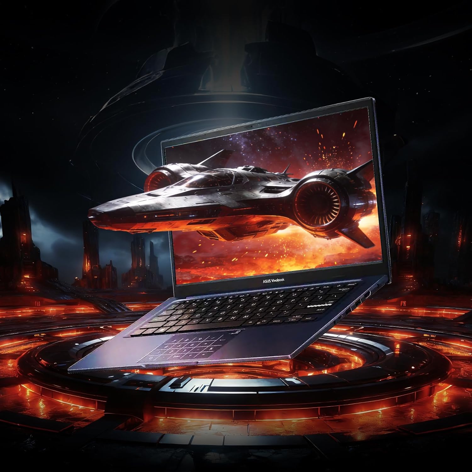 ASUS Vivobook 14 14" FHD Laptop, Intel 10-Core 5 120U(Up to 5GHz), 8GB RAM 512GB SSD, Win 11 WiFi 6 Bluetooth Laptop for Creator Business Gaming Student Study Work w/GM Accessory