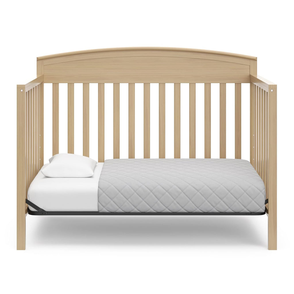 Graco Benton 5-in-1 Convertible Crib – GREENGUARD Gold Certified, Converts from Baby Crib to Toddler Bed, Daybed and Full-Size Bed, Fits Standard Full-Size Crib Mattress (Driftwood)