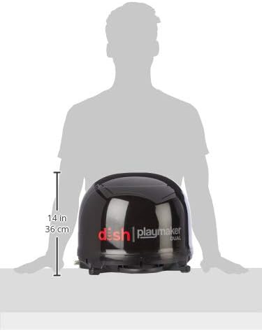Winegard Dish Playmaker Bundle Automatic Satellite Antenna, Black