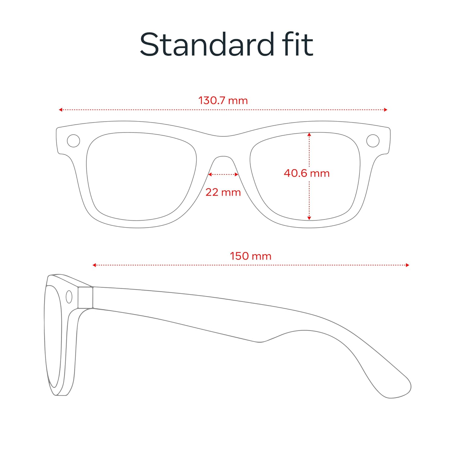 Ray-Ban Meta (Gen 2), Wayfarer Large, Matte Black | Smart AI Glasses for Men, Women — 2x Battery Life — 3K HD Resolution — 12 MP Ultra-Wide Camera, Audio, Video — Transitions® Grey Lenses