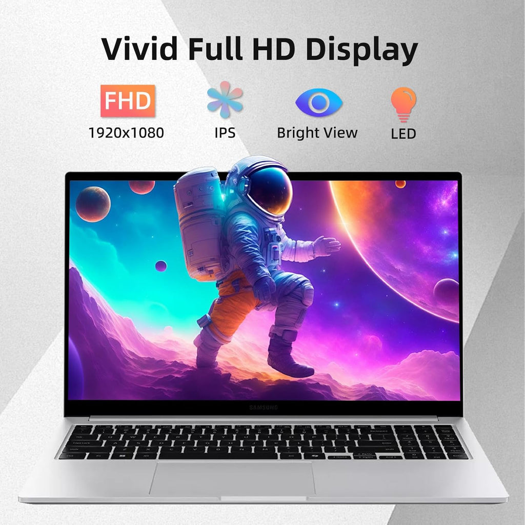 Samsung Galaxy Book4 Business Laptop - 15.6" FHD Display, Intel 10-Core 7-150U(Beats i7 1355U), 16GB RAM, 1TB SSD, Win 11 Pro + Free Lifetime Office 365 for The Web, Backlit Keyboard