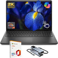 Dell 16 Touchscreen Laptop, AMD Ryzen 7 250, 16'' Wuxga Display, 16GB DDR5 RAM 512GB SSD, Lifetime MS Office 2021, Backlit, Keyboard, Laptop for Business & Creator, Windows 11 Pro with Accessory