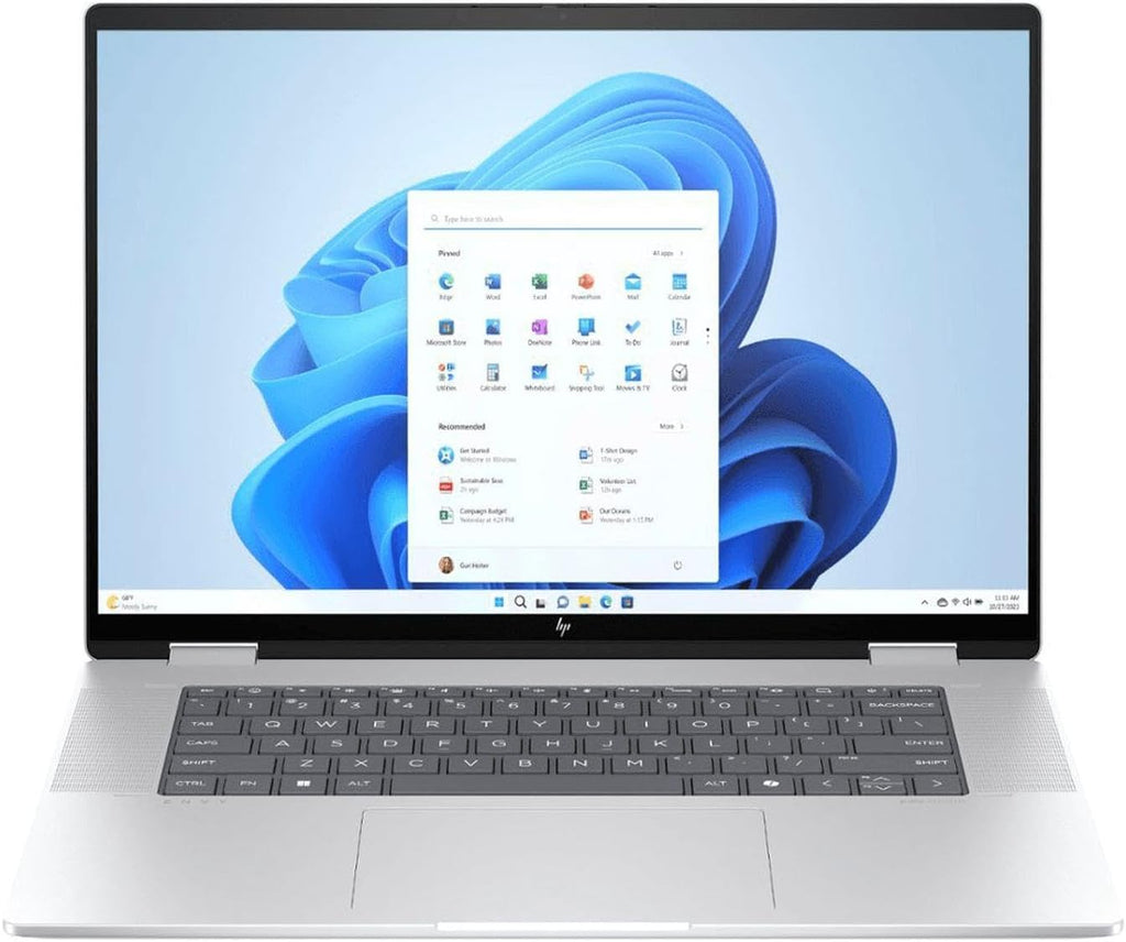 HP Envy x360 2-in-1 AI PC Laptop for Creator, Photographer, Designer (16" FHD+ Touchscreen, Intel 12-Core Ultra 5 125U, 16GB RAM, 512GB SSD, IST Stylus), Backlit, Wi-Fi 6E, Win 11 Pro w/AI Copilot