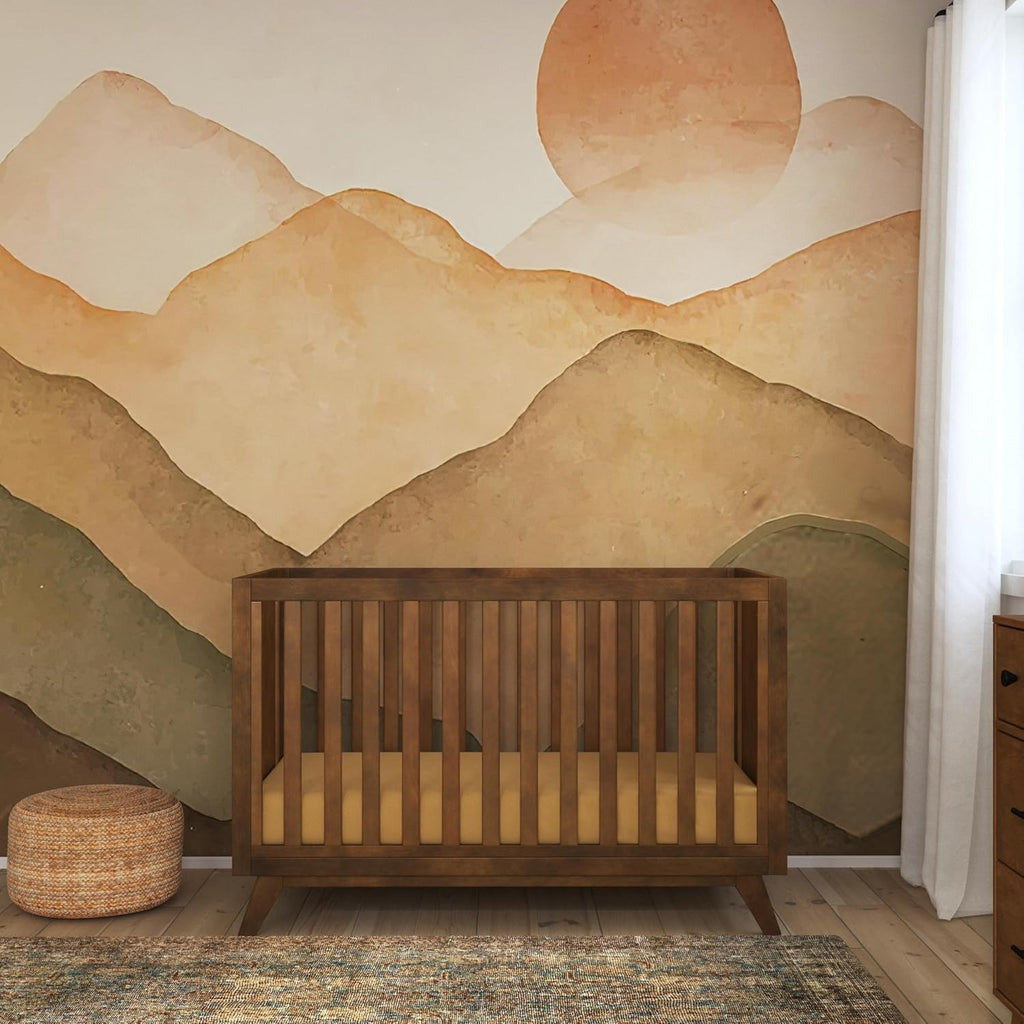 Davinci Otto 3-in-1 Convertible Crib in Walnut, Greenguard Gold Certified