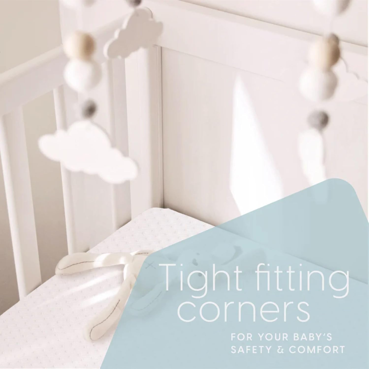 Milliard Premium Infant Crib and Toddler Mattress, CertiPUR-US Certified - Fits All Standard Crib and Toddler Beds, Machine Washable and Waterproof Cover - Flip Dual Stage System, Colchón de Cuna