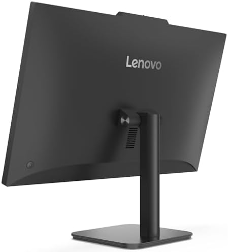Lenovo IdeaCentre 24 23.8" All-in-One with Lifetime Office 365 for Web, 8GB DDR4 RAM, 512GB PCIe SSD, Intel N100 Processor, FHD AIO Desktop Computer, WiFi 6, Bluetooth, Jet Black, Win 11 Home