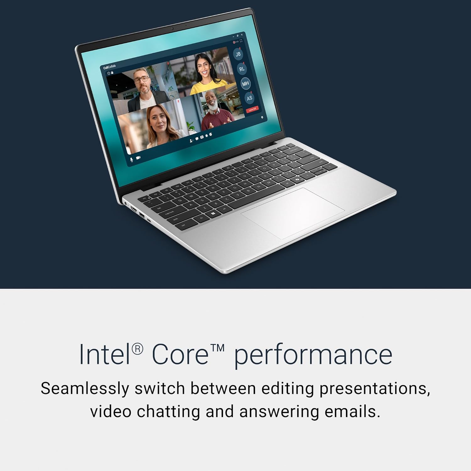 Dell 14 Laptop DC14250-14.0-inch FHD+ Anti-Glare Display, Intel Core 5 120U Processor, Intel Graphics, 16GB RAM, 512GB SSD, English AI Backlit Keyboard, Fingerprint Reader, Windows 11 Home - Silver