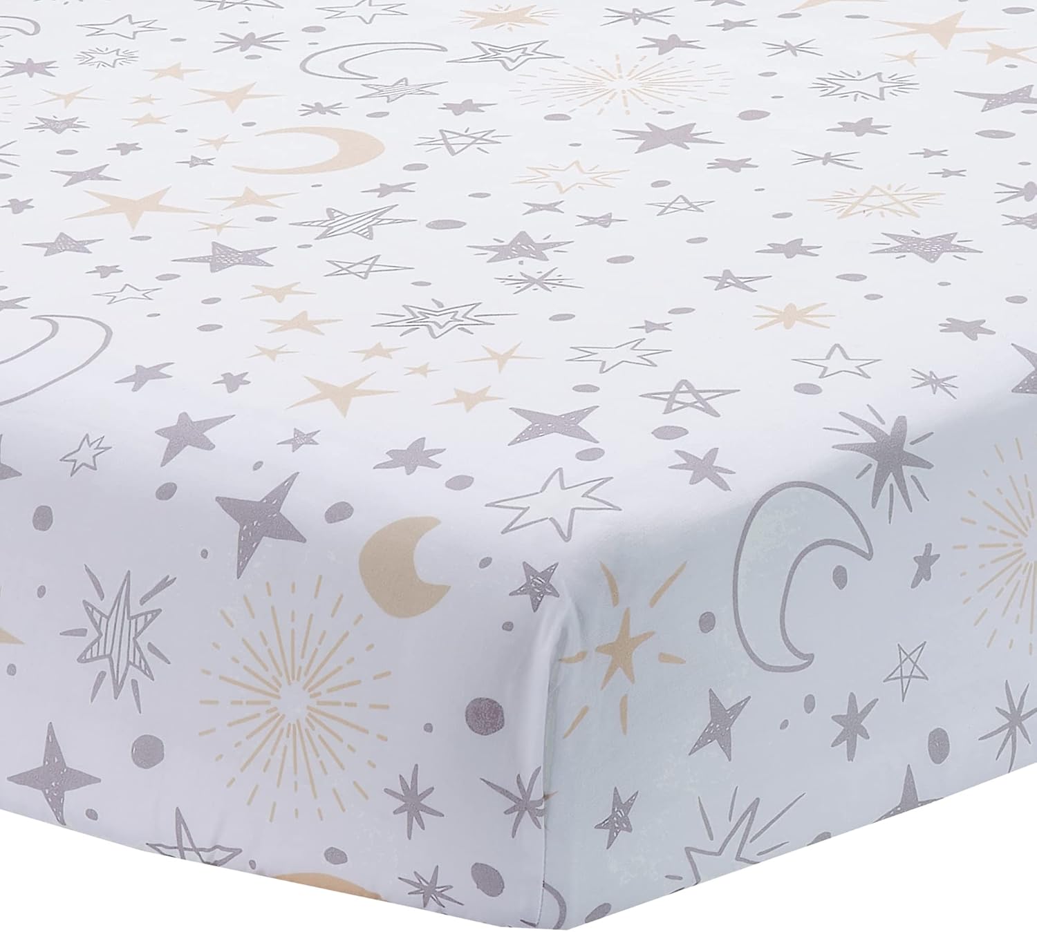 Lambs & Ivy Goodnight Moon 3-Piece Celestial Nursery Baby Crib Bedding Set