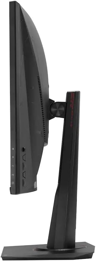 ASUS TUF 27" 240Hz FHD Curved Gaming Monitor, Adjustable Tilt/Swivel/Height, Adaptive-sync, AMD FreeSync Premium, VESA Mount, HDMI, Displayport & Black (VG27VQMY) w/DKZ Hub, ErgoFlexy Single Mount Arm