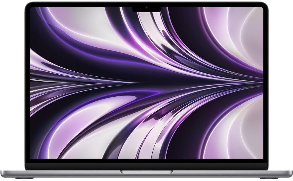 2022 Apple MacBook Air with Apple M2 Chip (13-inch, 16GB RAM, 512GB SSD Storage) (QWERTY English) Space Gray (Renewed)
