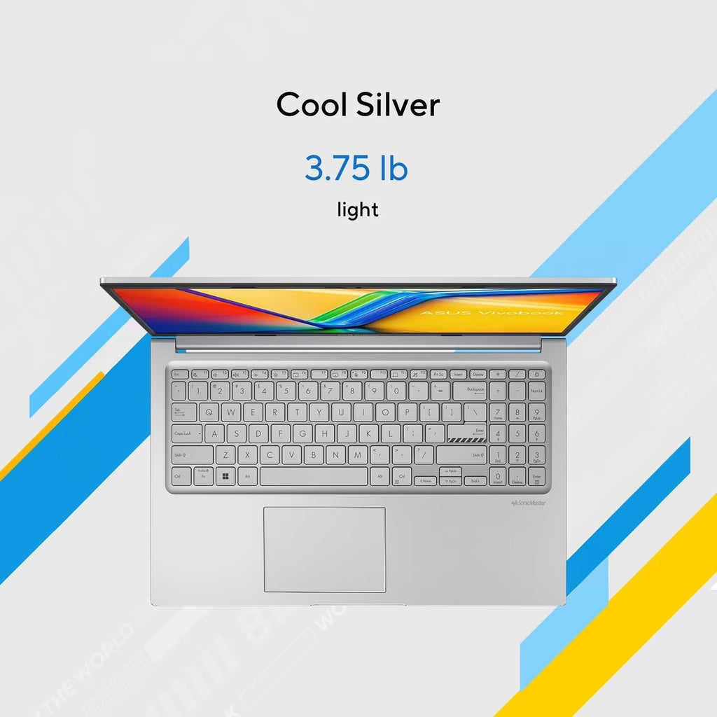 ASUS Vivobook 15 15.6" FHD Laptop, Intel 10-Core i5 1334U, 16GB RAM 512GB SSD, Intel Iris Xe Graphics Backlit Keyboard Win 11 WiFi 6 Bluetooth 5.2 Computer for Creator Business Gaming w/GM Accessory