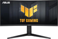 ASUS VG34VQL1B TUF 34 Inch Curved Gaming Monitor - WQHD (3440x1440), 165Hz, 1ms, Extreme Low Motion Blur, FreeSync Premium, Eye Care, Height Adjustable, DisplayHDR 400, DisplayPort, HDMI, USB