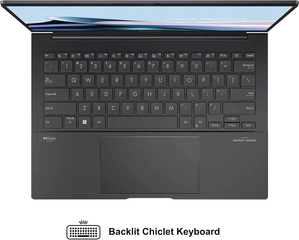 ASUS Zenbook 14 Creator Laptop 14" WUXGA Lumina OLED Touch (500nits HDR, 100% DCI-P3) Intel 16-core Ultra 7 255H (Up to 13 Tops) 16GB RAM 512GB SSD for Business Work Win11 ICP Hub
