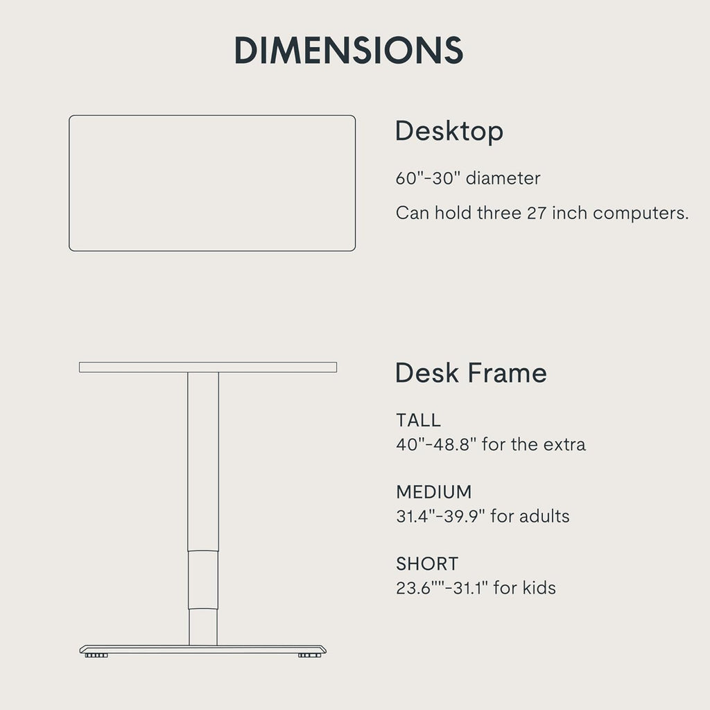 FLEXISPOT E6 MAX Bamboo 60x30 Inch Dual Motor 3-Stage Heavy Duty Standing Desk, 330lbs Weight Capacity, Height Adjustable Desk w/Cable Management & Wheels (Solid Bamboo Desktop + Black Frame)