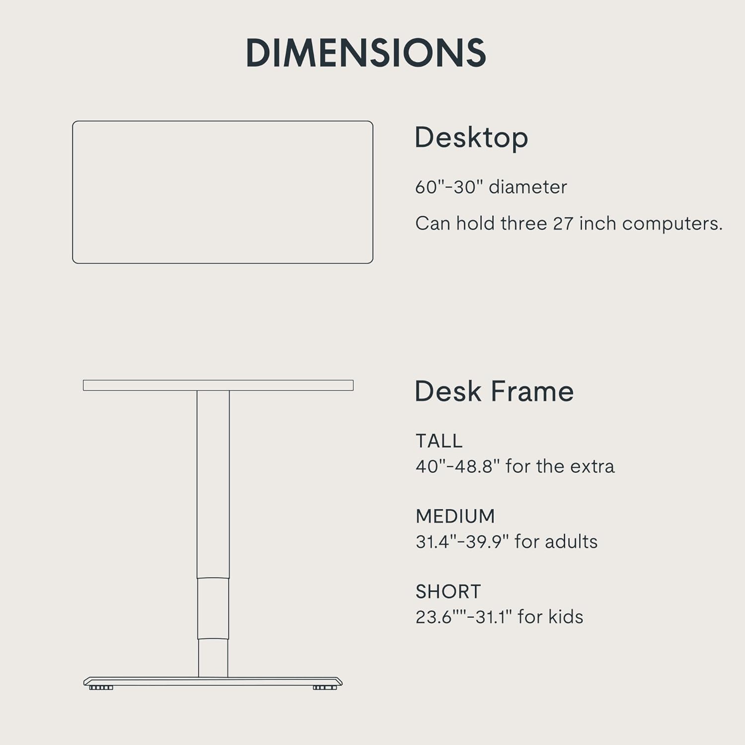 FLEXISPOT E6 MAX Bamboo 60x30 Inch Dual Motor 3-Stage Heavy Duty Standing Desk, 330lbs Weight Capacity, Height Adjustable Desk w/Cable Management & Wheels (Solid Bamboo Desktop + Black Frame)