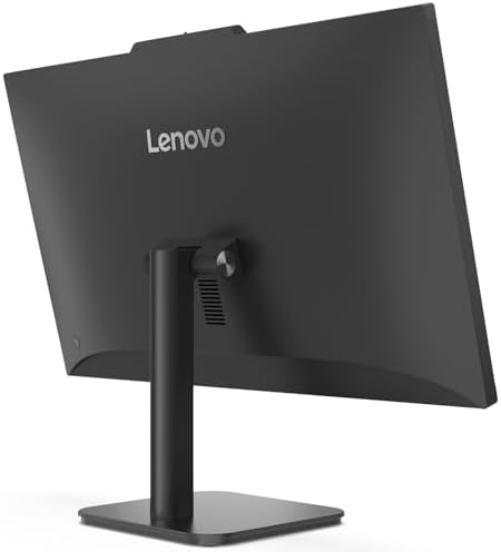 Lenovo IdeaCentre 24 23.8" All-in-One with Lifetime Office 365 for Web, 8GB DDR4 RAM, 512GB PCIe SSD, Intel N100 Processor, FHD AIO Desktop Computer, WiFi 6, Bluetooth, Jet Black, Win 11 Home