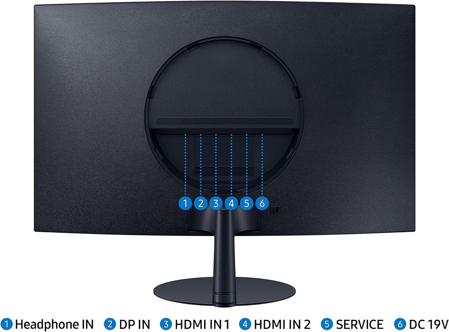 SAMSUNG 32-Inch S39C Series FHD Curved Gaming Monitor, 75Hz, AMD FreeSync, Game Mode, Advanced Eye Comfort, Frameless Display, Built in Speakers, Slim Metal Stand, LS32C392EANXGO, Black