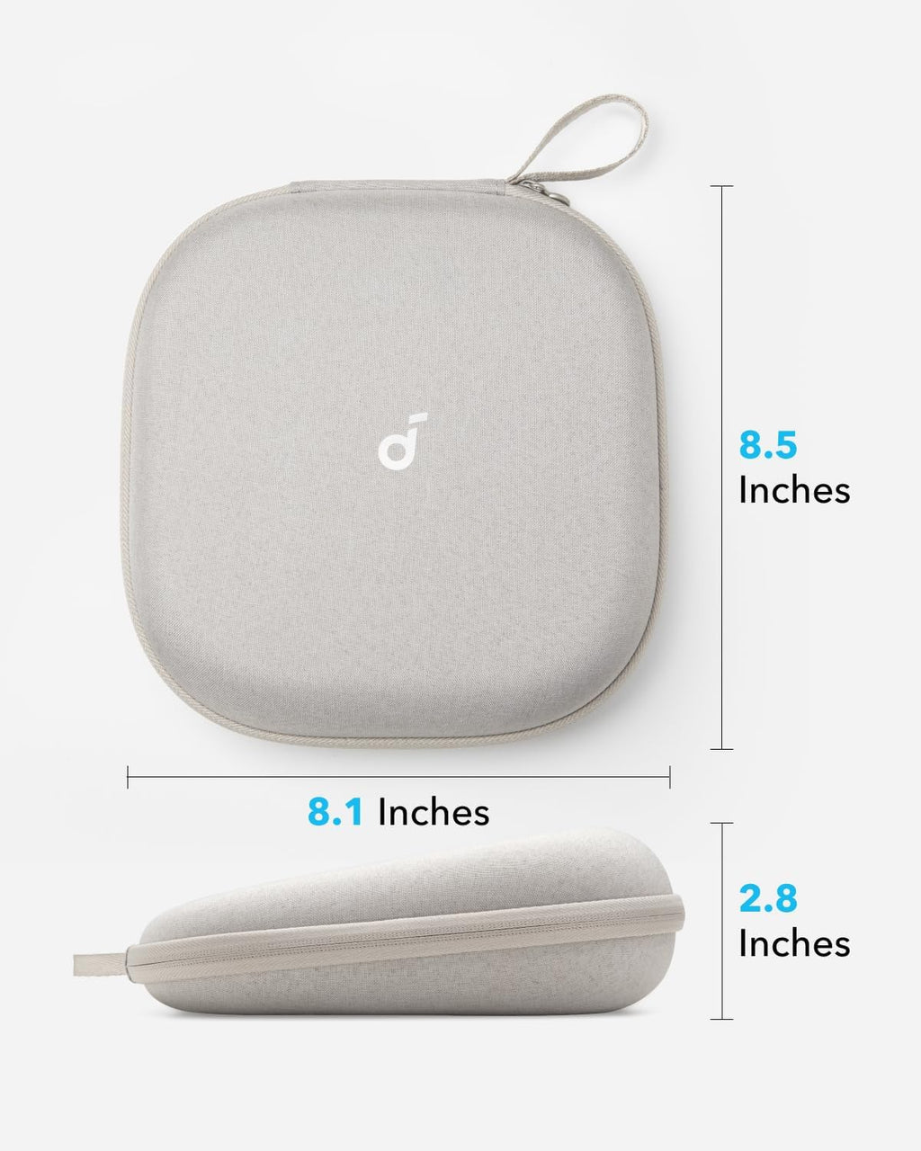 Soundcore Space 2 by Anker, Active Noise Cancelling Headphones with Protective Case, Comfortable Fit, 50H Playtime, LDAC Hi-Res Wireless Audio, Dual Connection, Clear Calls, Bluetooth 6.1, Nap Mode