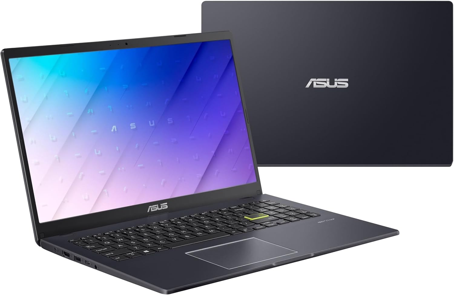 ASUS 15.6” Vivobook Go Slim Laptop, Thin & Portable for Student Study, Intel Dual Core N4500, 4GB RAM, 128GB SSD, Windows 11, Star Black, L510KA-ES04