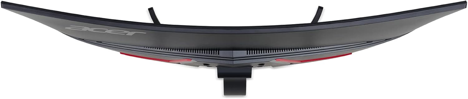 acer Nitro 31.5 Inch WQHD 2560 x 1440 1500R Curved Gaming Monitor | AMD FreeSync | Up to 180Hz Refresh | 1ms (VRB) | Tilt | One Display Port 1.4 & Two HDMI 2.0 | EDA323QU S3bmiiphx (Renewed)