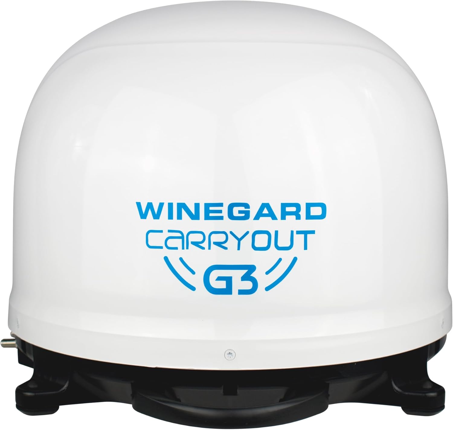 Winegard GM‑9000 Carryout G3 - Automatic Portable Satellite TV Antenna - Dual Receiver Outputs – DIRECTV, Dish & Bell - RV, Camping, Tailgating & Outdoor Entertainment - White
