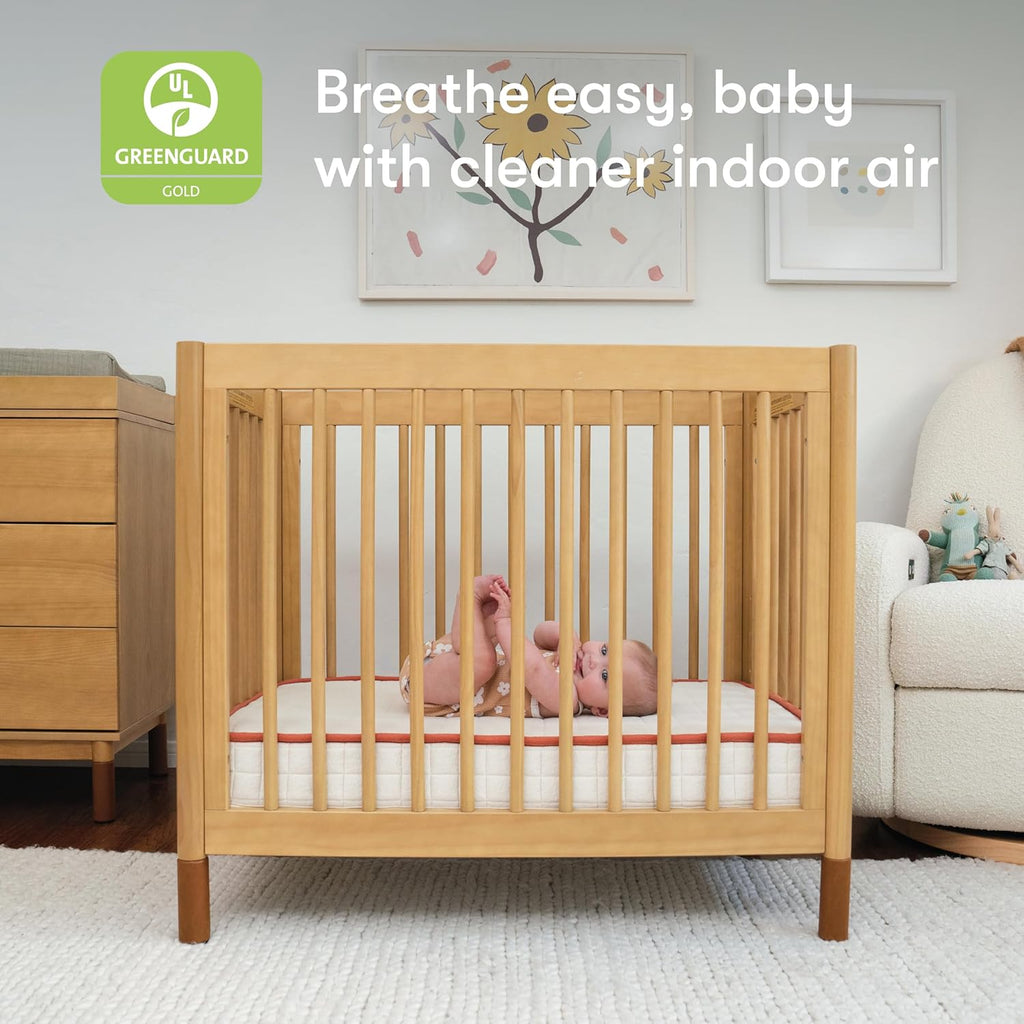 Babyletto x Avocado Organic Mini Crib Mattress, Greenguard Gold Certified, Made Safe Certified, GOTS Certified