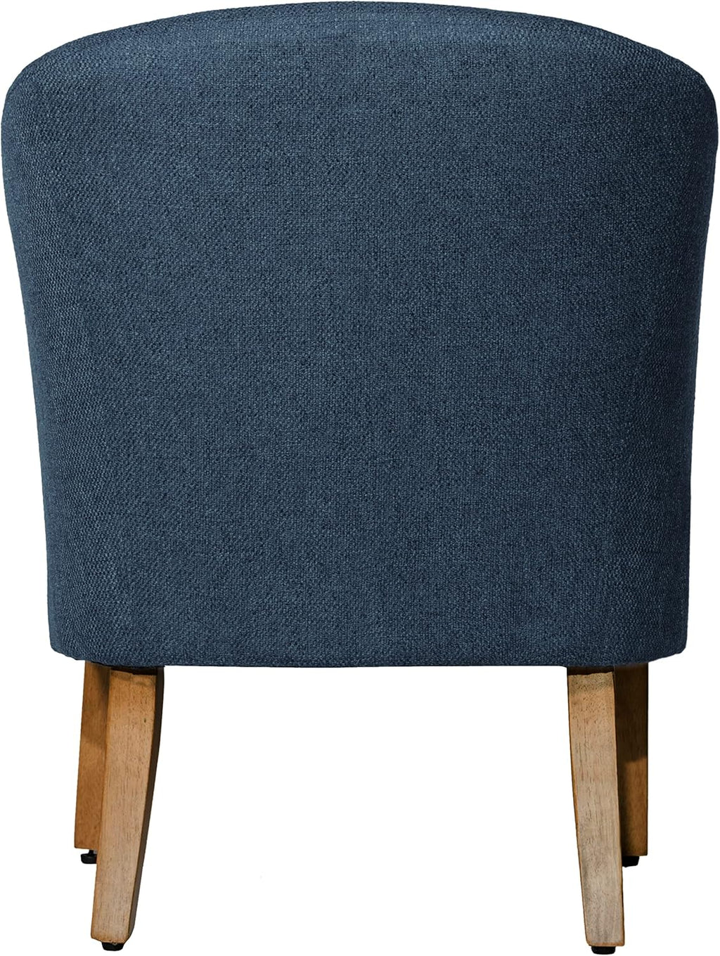 HomePop Barrel Shaped Accent Chair, Blue Texture