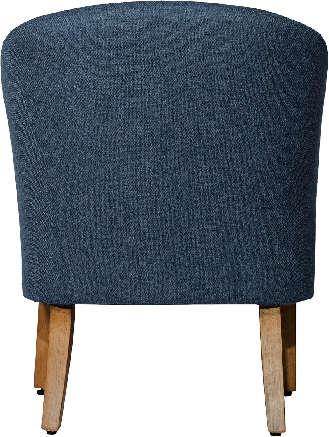 HomePop Barrel Shaped Accent Chair, Blue Texture