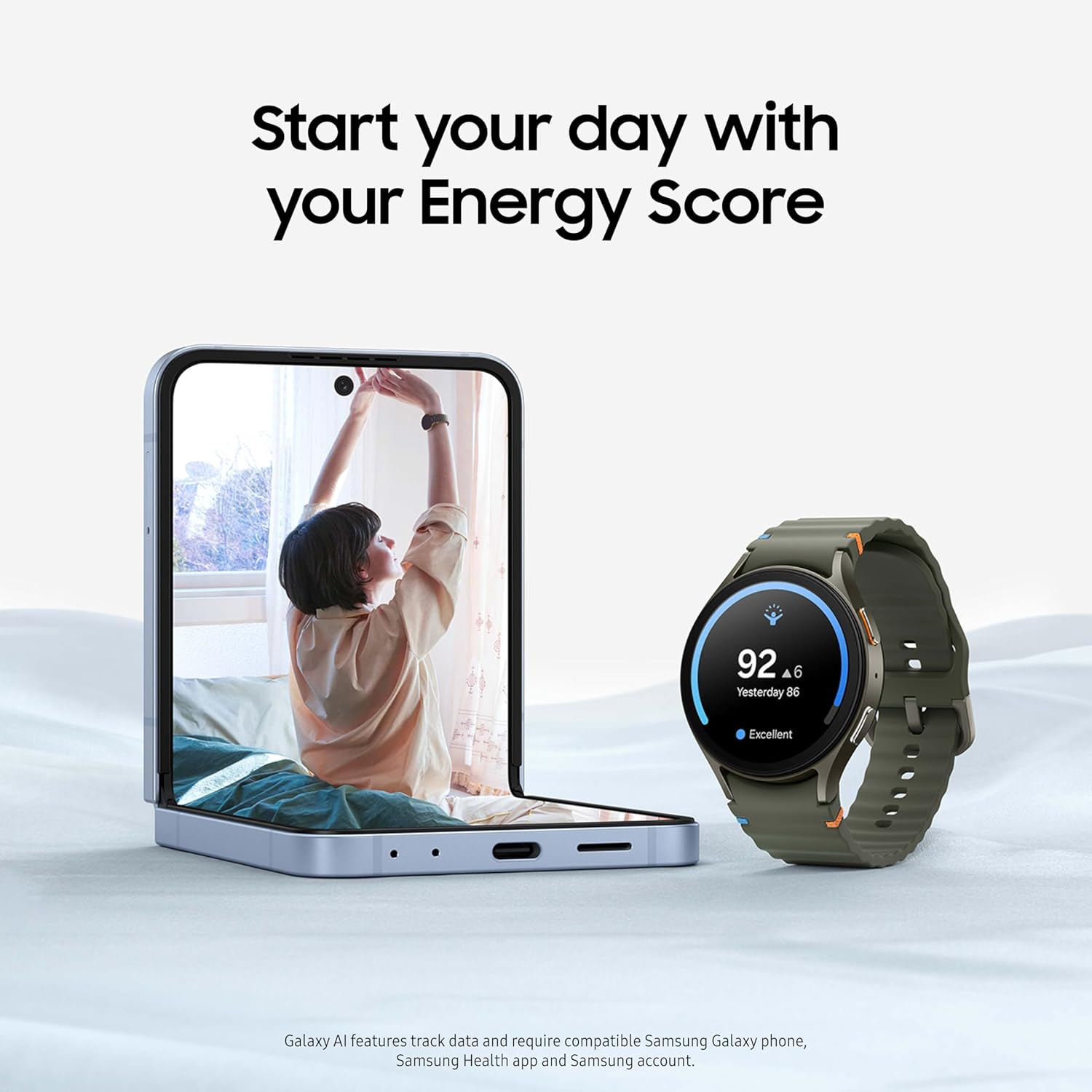 Samsung Galaxy Watch 7 40mm Bluetooth AI Smartwatch w/Energy Score, Wellness Tips, Heart Rate Tracking, Sleep Monitor, Fitness Tracker, 2024, Cream US Version, 1Yr Manufacturer Warranty