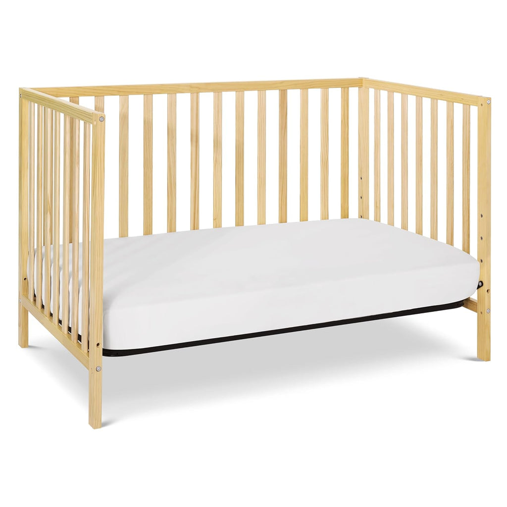 Davinci Union 4-in-1 Convertible Crib - GREENGUARD Gold Certified - Convertible Baby Crib to Toddler Bed, Daybed, Full-Size Bed - Wooden Baby Bed w/Four Adjustable Heights - Natural