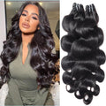 12A Bundles Human Hair Body Wave 4 Bundles 18 20 22 24 Inch Body Wave Bundles Human Hair Sew In Hair Extensions 100% Unprocessed Triple Lifespan Virgin No Tangle No Shedding