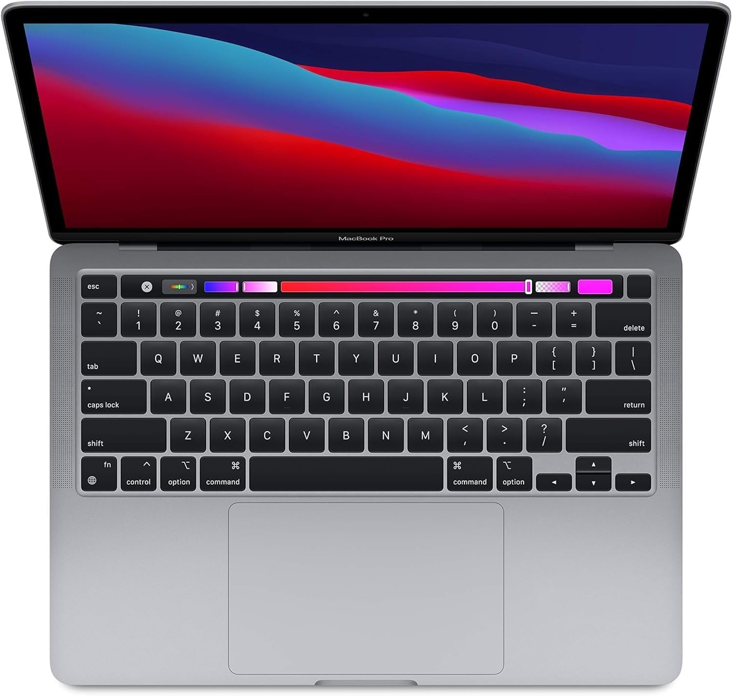 2020 Apple MacBook Pro with Apple M1 Chip (13-inch, 16GB RAM, 256GB SSD Storage) (QWERTY English) Space Gray (Renewed)