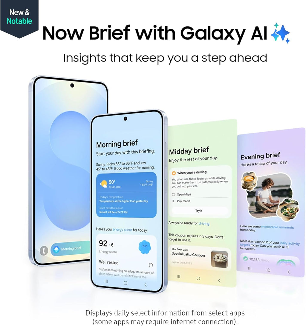 Samsung Galaxy S25, 128GB, Icyblue - Unlocked (Renewed)