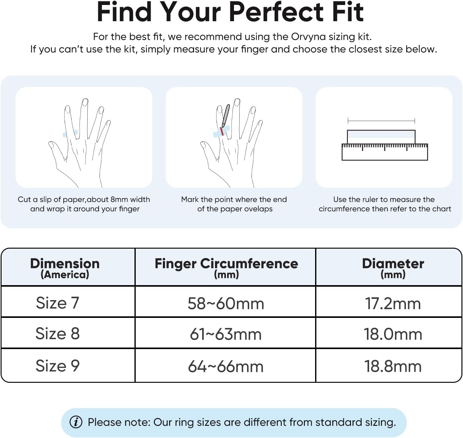 Smart Ring, Titanium Health & Fitness Tracker with Sleep, Heart Rate & SPO₂ Monitoring, Ultra-Light, 4–6 Day Battery, No Subscription, for Women & Men (Gold 8)
